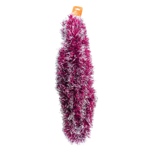 CD1353 - Boas guirnaldas puntas blancas  1.80 m - colores surtidos