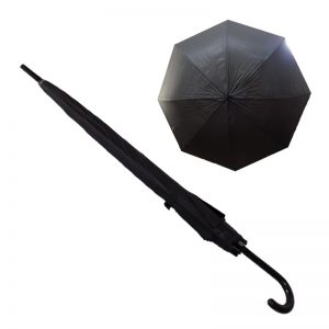 MA0130 - Paraguas negro - 72 cm - 8 Varillas