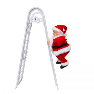 MA0332 - Papa Noel bajando escalera - con música y movimiento