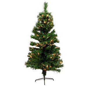 MI0298-2 - Árbol de Navidad verde con luz cálida LED - 150 cm 160 ramas