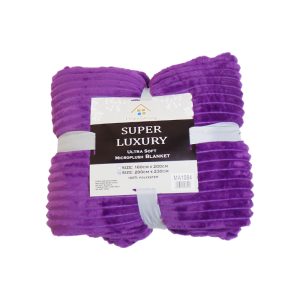 MA1085 - Frazada plush interior de corderito lisa - 1 plaza - varios colores
