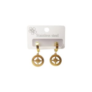 MA2150-4 G - Caravanas de acero quirúrgico hipoalergénico