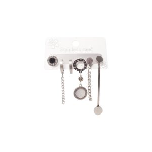 MA2150-5 - Caravanas de acero quirúrgico hipoalergénico