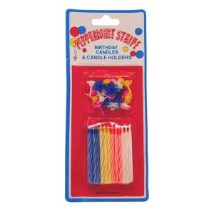 MA0423 –  Velas x 12 con portavela