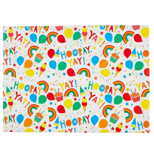 MA2264 - Papel de regalo metalizado infantil - 50 x 70 cm - 50 hojas