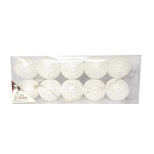 LED511001 - Guía 10 Esferas luces cálidas 2 m