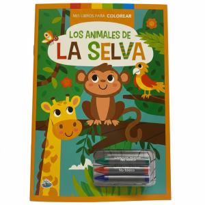 MISLIBROS - Libro para colorear con crayolas - varios títulos