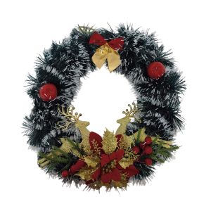 LE0212 - Corona navideña 20 cm
