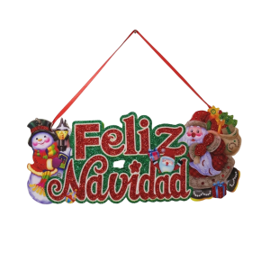 LE0214 - Cartel Feliz Navidad con luz