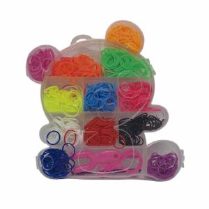 LE0497 - Gomitas para armar pulseras caja oso
