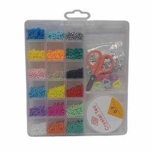 LE0506 - Cuentas para armar pulseras caja rectangular