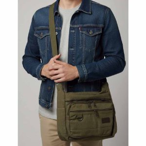 LE0821 - Cartera tela de lona