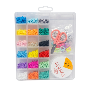 LE0506 - Cuentas para armar pulseras caja rectangular