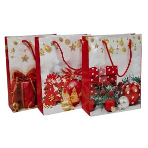 LE0844 - Bolsa de papel navideña