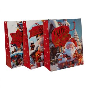 LE0848 - Bolsa de papel navideña