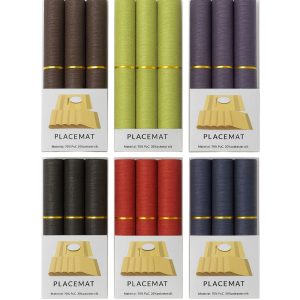 LE0742 - Cuatro individuales PVC
