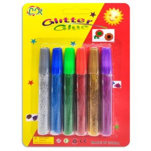 HK0634- Glitter con pegamento x6