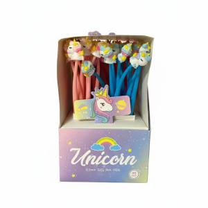 LE0418- 48 Lapiceras flexibles de Unicornio OFERTA