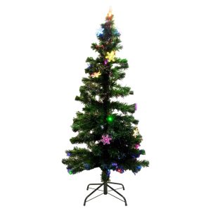 MA0265 - Árbol Navidad con luces y copos 150 cm