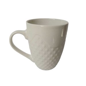 LE1392 - Taza de cerámica blanca