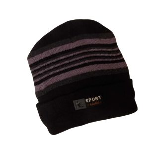 645076 - Gorro forrado a rayas adulto