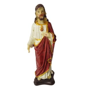 KA0162 - Figura polirresina Jesús sagrado corazón