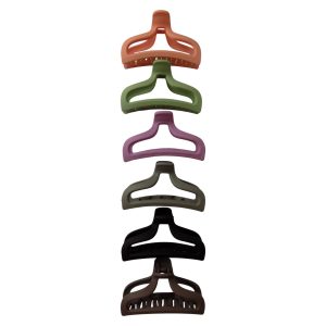 KA0264 - Pinzas plásticas para el pelo x6