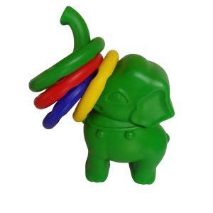KA0478 - Elefante plástico con aros