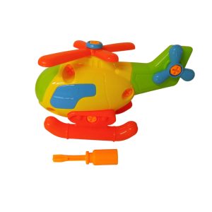 KA0634 - Juguete plástico helicóptero desarmable