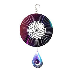 KA0173 - Llamador de sol de metal mandala