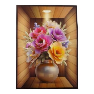 KA0736 - Lámina decorativa 3D flores