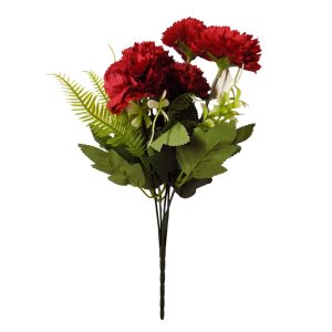 KA0991- Ramo de flores plásticas Claveles