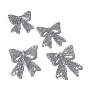 GS1334 - Moña calada con glitter x4