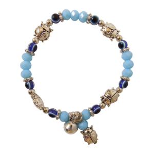 KA0073 - Pulsera ojo turco azul y celeste