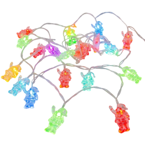 KA0842 - Guirnalda luces multicolor Papá Noel 3,3 m