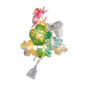 KA0847 - Guirnalda de 10 luces cálidas con flores