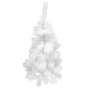 KA0800 - Árbol de navidad escocés blanco 120 cm 80 ramas
